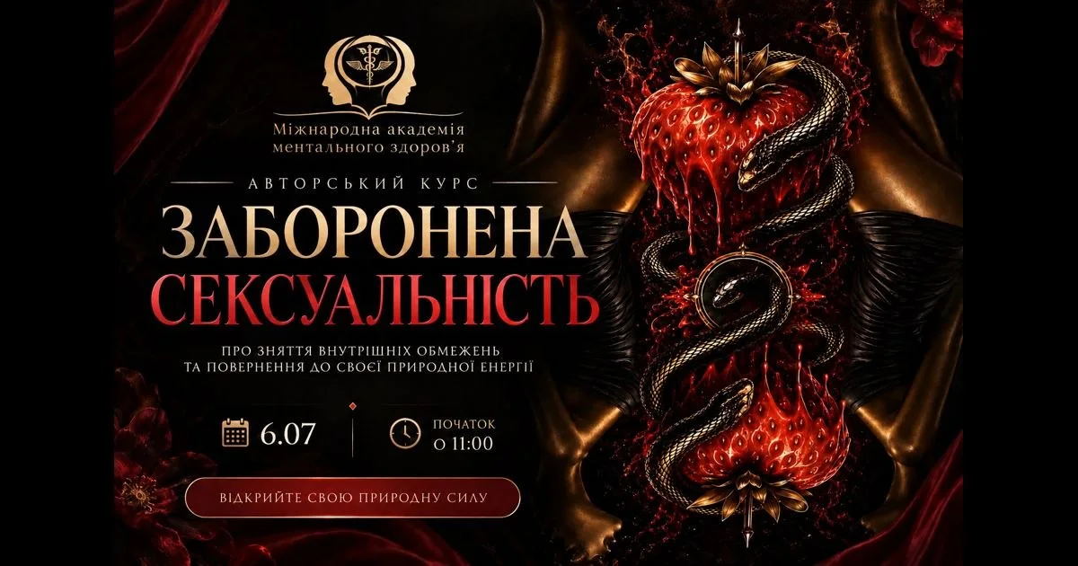 Старт авторського курсу «Заборонена сексуальність»