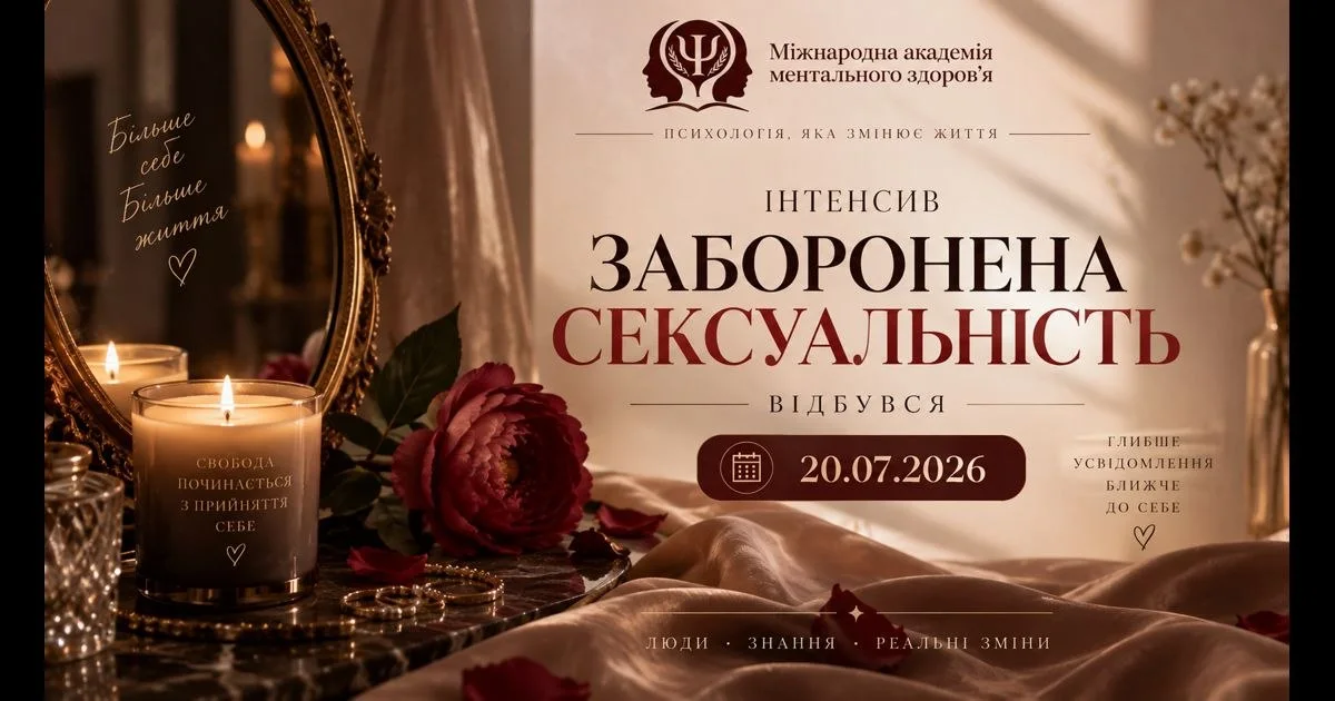 Нова група інтенсиву «Заборонена сексуальність»